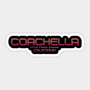 Coachella Sticker